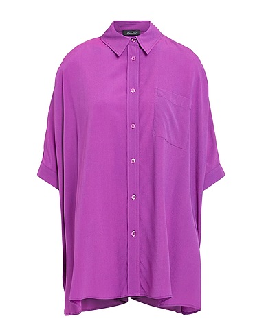 JADICTED Solid colour shirts & blouses Mauve 59% Viscose, 35% Silk, 6% Elastane