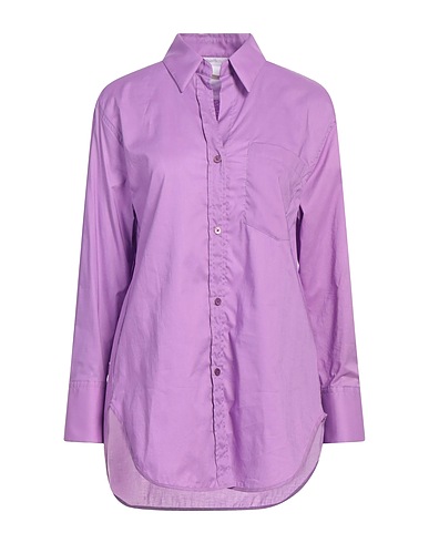 (THE MERCER) N.Y. Solid color shirts & blouses Mauve 100% Cotton