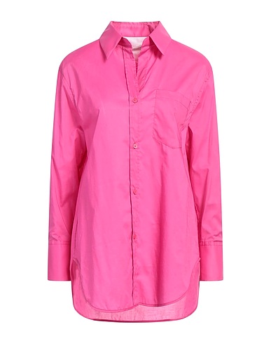 (THE MERCER) N.Y. Solid color shirts & blouses Fuchsia 100% Cotton