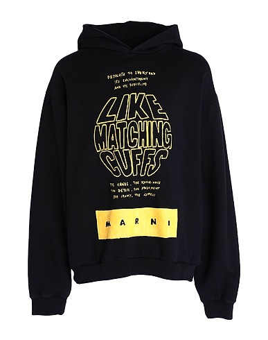MARNI Hoodie Schwarz 100% Baumwolle