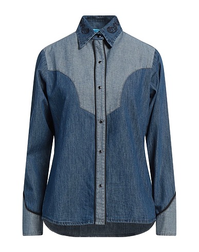 MERCI ITALIA Denim shirt Blue 100% Cotton