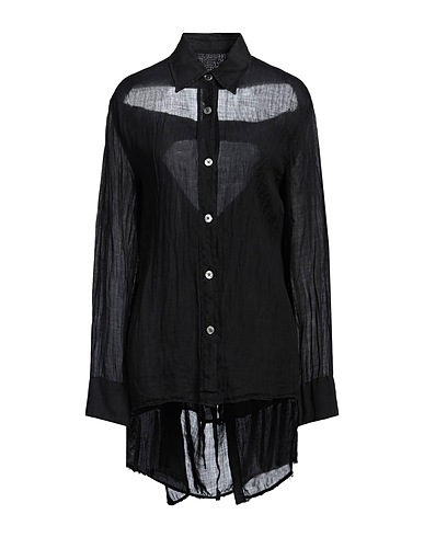 OUR LEGACY Solid colour shirts & blouses Black 100% Ramie