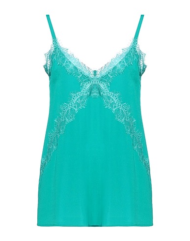 JADICTED Camisole Emerald green 59% Viscose, 35% Silk, 6% Elastane