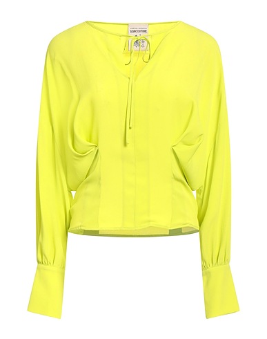 SEMICOUTURE Top 65% Acetate, 35% Silk