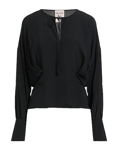 SEMICOUTURE Top 65% Acetate, 35% Silk