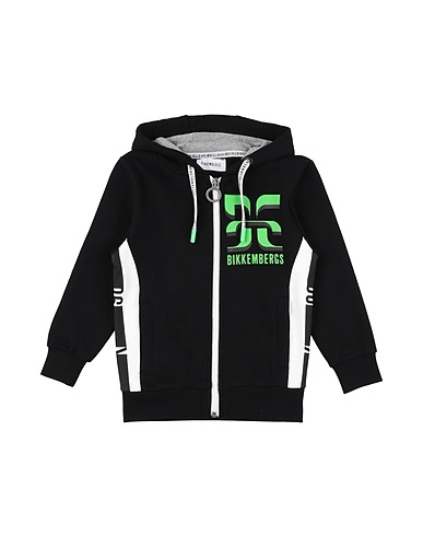 BIKKEMBERGS Hoodie Schwarz 100% Baumwolle