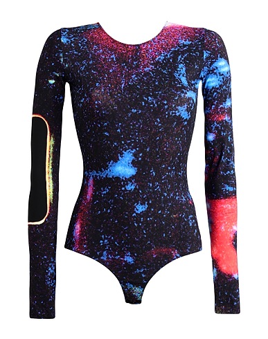 MM6 MAISON MARGIELA TOPS & TEES Black 73% Polyamide, 27% Elastane