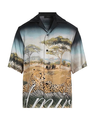 AMIRI Patterned shirt Black 100% Silk