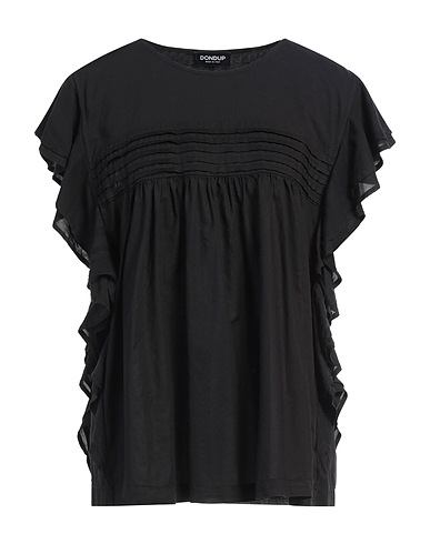 DONDUP トップス ブラック コットン 100% / レーヨン