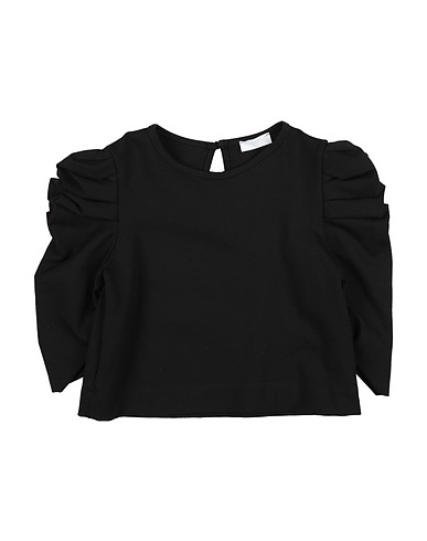 FUN & FUN T-shirt Black 68% Viscose, 12% Polyester, 12% Polyamide, 8% Elastane