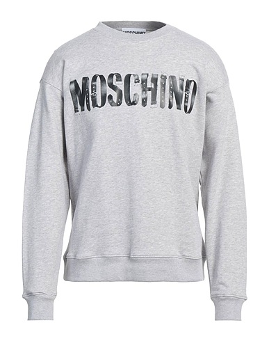 MOSCHINO Felpa Grigio 100% Cotone