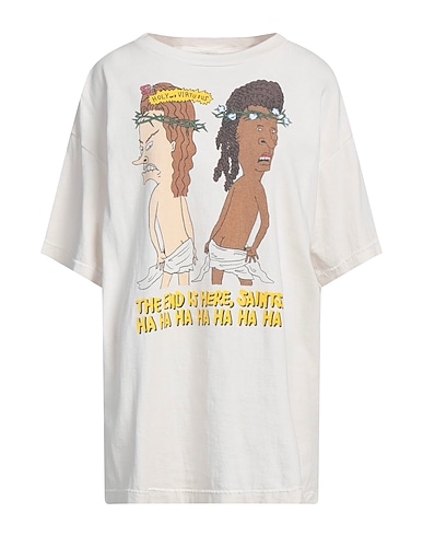 SAINT MICHAEL T-shirt Cream 100% Cotton
