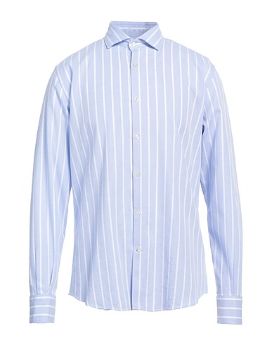 BROOKSFIELD Striped shirt Blue 100% Cotton