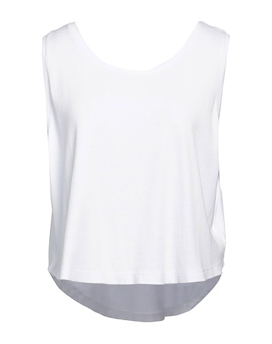 TRUE RELIGION Canotta Bianco 85% Carta, 9% Viscosa, 6% Elastan