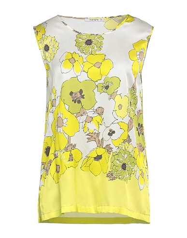 KANGRA Top Light green 59% Viscose, 33% Silk, 8% Elastane