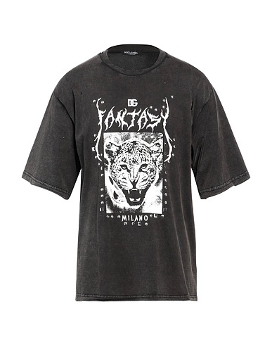DOLCE&GABBANA T-shirt Lead 100% Cotton, Aluminum