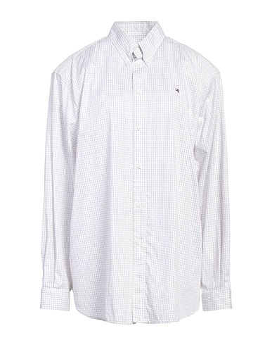 FRENKEN Checked shirt White 100% Cotton