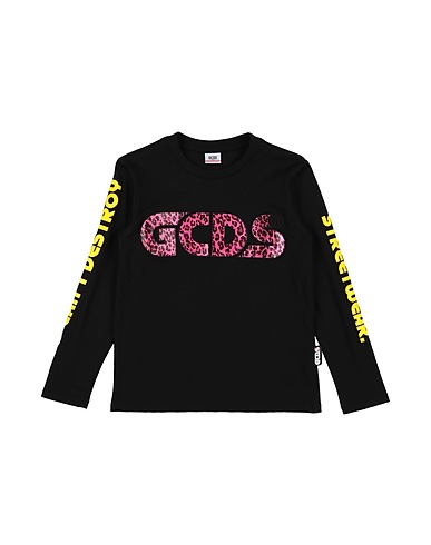 GCDS MINI T-shirt Black 100% Cotton