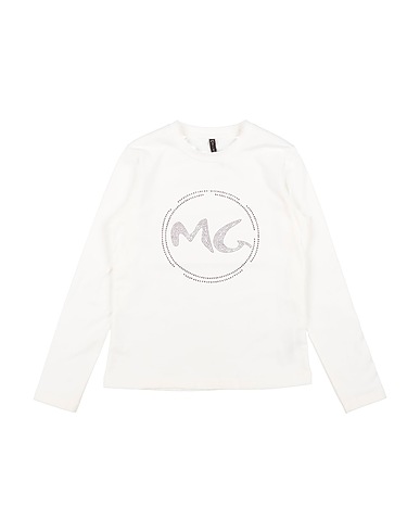 MANILA GRACE T-shirt Bianco 90% Cotone, 10% Elastan