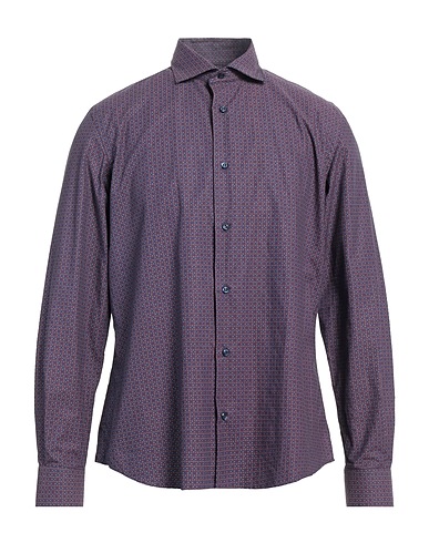 AVIGNON Patterned shirt Purple 100% Cotton
