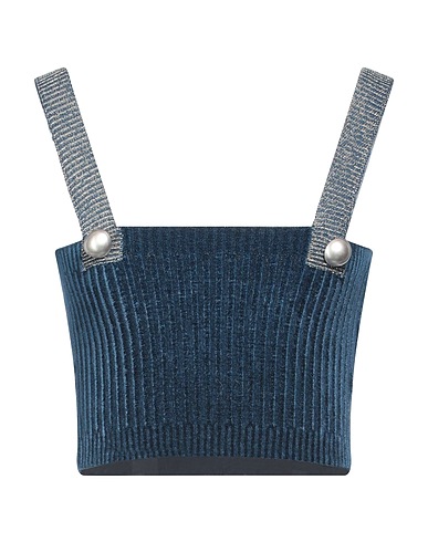 ELEONORA GOTTARDI Top Blu 86% Viscosa, 12% Poliammide, 2% Elastan