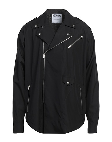 MOSCHINO Solid color shirt Black 100% Cotton