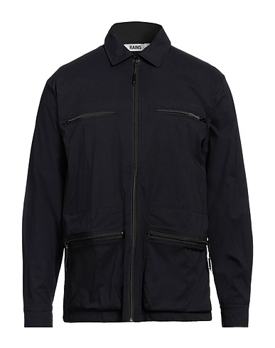 RAINS Giubbotto Nero 96% Nylon, 4% Elastan