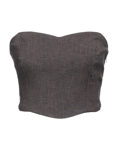 EIGHT by ACCESS FASHION Top Antracite 100% Poliestere