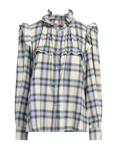 MARANT ÉTOILE Checked shirt Lilac 100% Cotton