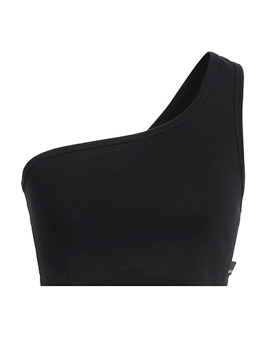 AG JEANS Top Black 97% Cotton, 3% Elastane