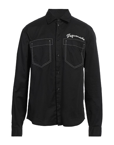 DSQUARED2 Camicie Nero 97% Cotone, 3% Elastan
