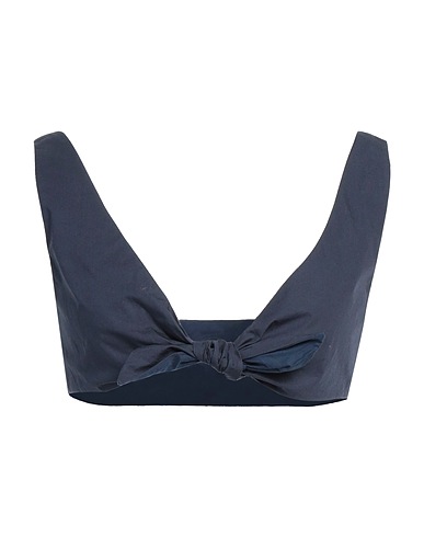 REDValentino Top Navy blue 100% Cotton
