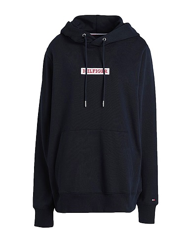 TOMMY HILFIGER Felpa Blu notte 100% Cotone