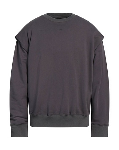 HELIOT EMIL Felpa Piombo 100% Cotone