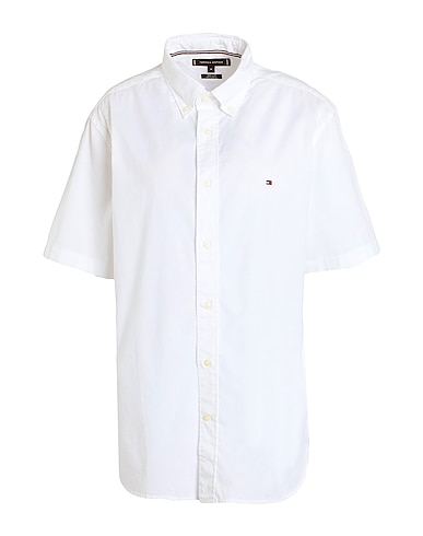 TOMMY HILFIGER Camisa lisa Blanco 100% Algodón