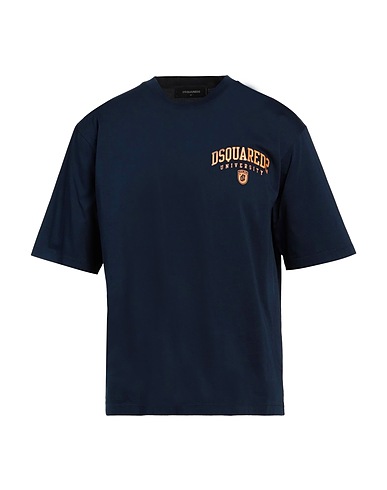 DSQUARED2 T-Shirt Marineblau 100% Baumwolle