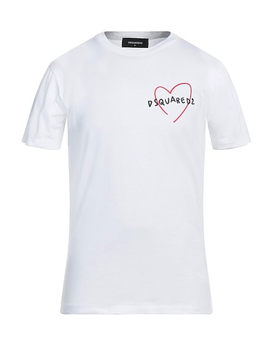DSQUARED2 T-shirt Bianco 100% Cotone