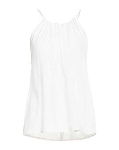 GRIFONI Camisole Bianco 69% Acetato, 31% Seta