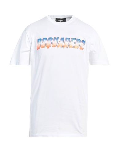 DSQUARED2 T-Shirt BIANCO 100% Baumwolle