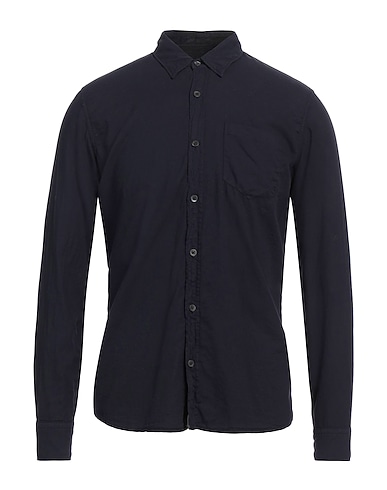 DRIES VAN NOTEN Solid color shirt Navy 100% Cotton