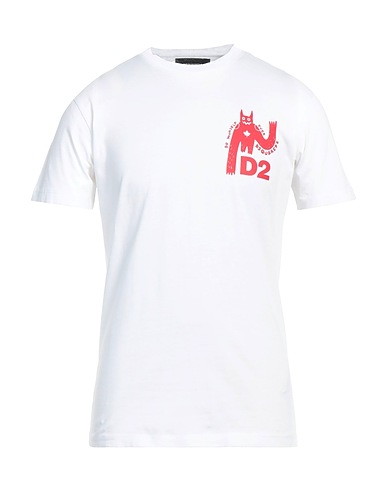 DSQUARED2 T-shirt Bianco 100% Cotone