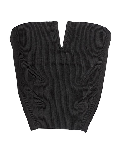 DION LEE Top Black 65% Viscose, 34% Nylon, 1% Elastane