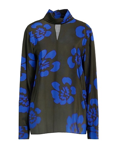 NINA RICCI Silk top Military green 100% Silk
