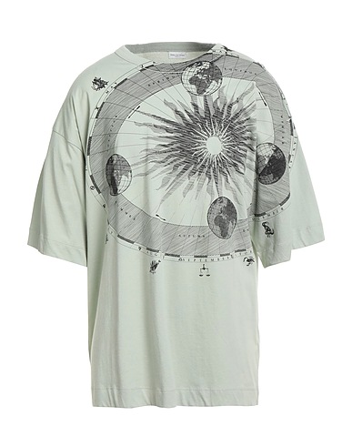 DRIES VAN NOTEN Oversize-T-Shirt Sage green 100% Cotton