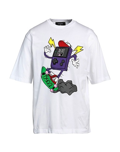 DSQUARED2 T-shirt Bianco 100% Cotone