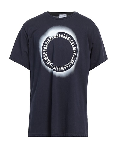 BIKKEMBERGS T-shirt Navy blue 100% Cotton