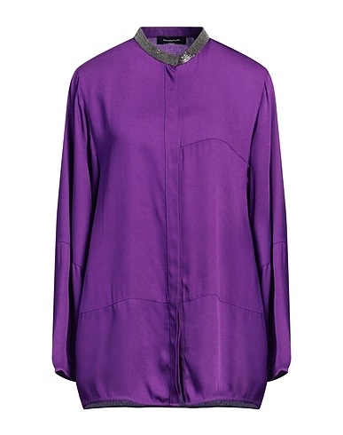 FABIANA FILIPPI Shirts Purple 100% Viscose, Ecobrass