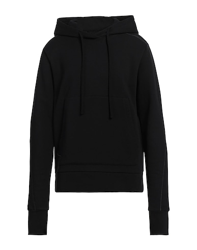 THOM KROM Hooded track jacket  Black 100% Cotton