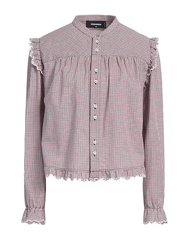 DSQUARED2 Checked shirt Red 100% Cotton