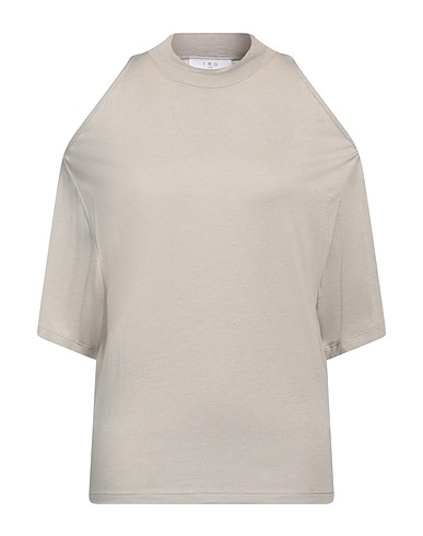 IRO T-shirt Grey 70% Viscose, 20% Polyamide, 10% Cashmere
